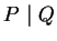 $P~{\bf \vert}~Q$