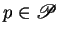 $p\in {\mathscr P} $