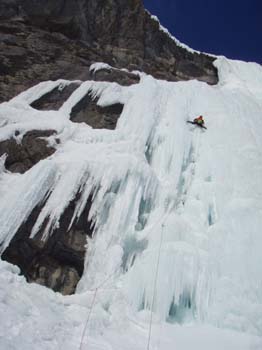 Sul secondo tiro di Weeping Pillar